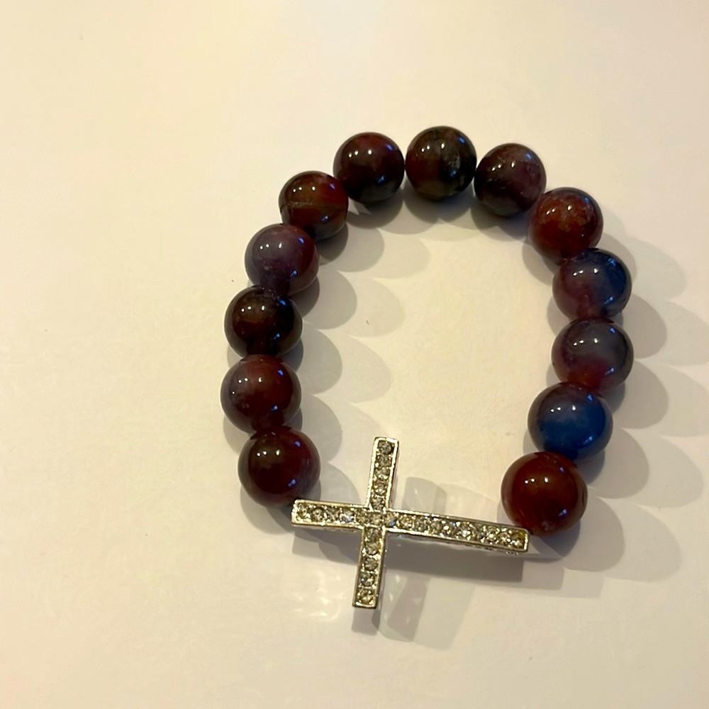 Women studded cross bracelets